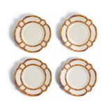 SET DE 4 PLATOS DE POSTRE BAMBOO