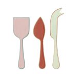 SET DE 3 CUCHILLOS PARA QUESO DE COLORES