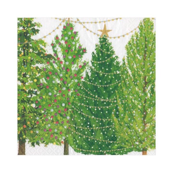 SERVILLETAS LUNCHEON CHRISTMAS TREES