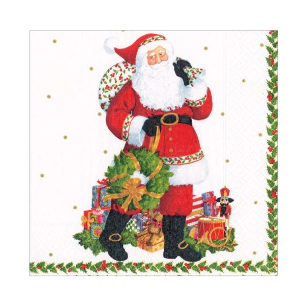 SERVILLETA LUNCHEON JOLLY ST NICK