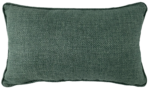 COJIN DE LINO VERDE RECTANGULAR