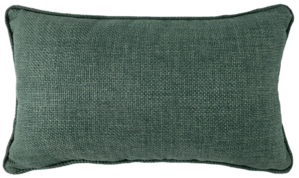 COJIN DE LINO VERDE RECTANGULAR