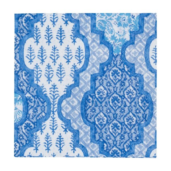 SERVILLKETA DE COCKTAIL PROVENCALE AZUL