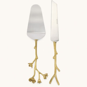 SET DE ESPATULA Y CUCHILLO AVA PARA PASTEL