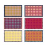 SET DE 6 INDIVIDUALES DE CUADROS