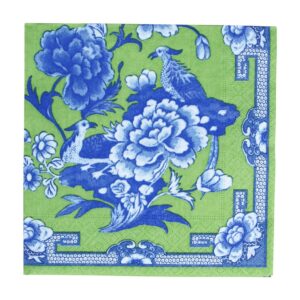 SERVILLETA DE LUNCHEON GREEN AND BLUE