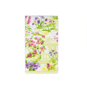 SERVILLETA GUEST  FLORAL TRELLIS