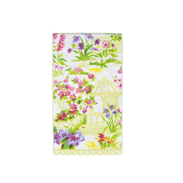 SERVILLETA GUEST  FLORAL TRELLIS