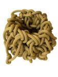 CESTO DECORATIVO DE MESA MOSTAZA