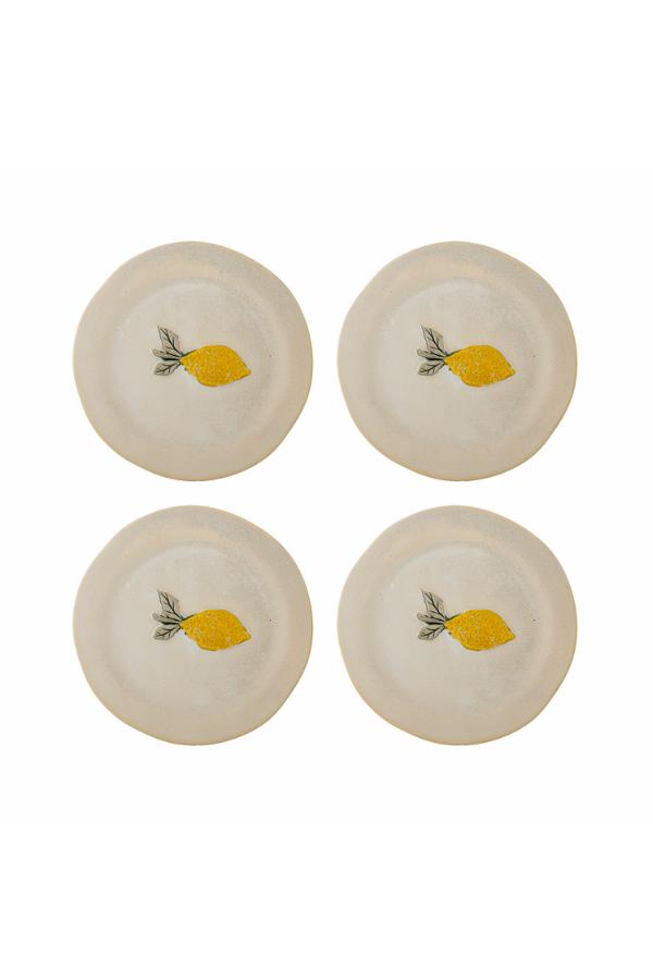 SET DE 4 PLATO HADDEN AMARILLO