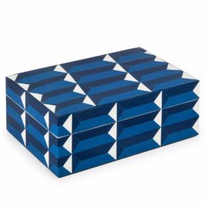 CAJA DECORATIVA AZUL M