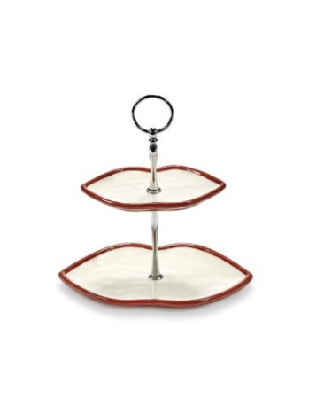 PORTA TORTAS RED/WHITE